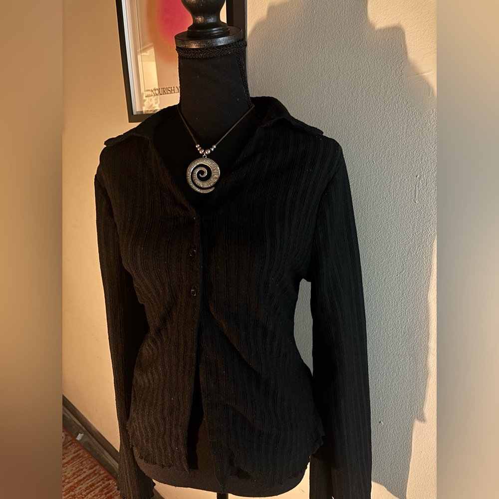 Black Button-Up Shirt
